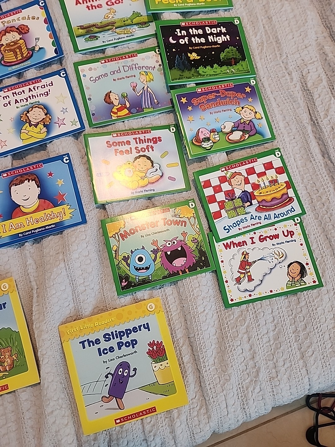 41 Scholastic Little Readers Books Level C-D, G-H Kindergarten 2nd Grade Phonic