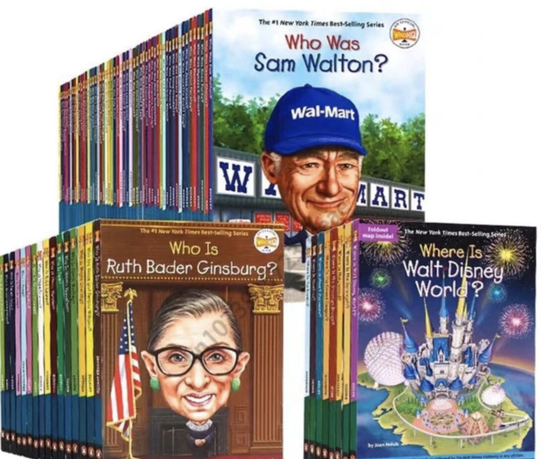 Who What Where Was/Is 10 Kids Educational Book Lot Bios Non Fiction PB GREAT!