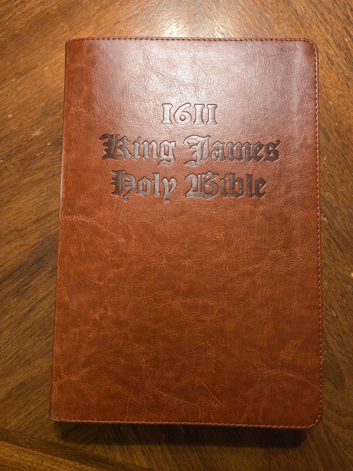 Original 1611 King James Bible KJV AV1611 Facsimile Brown w/ Apocrypha Softcover