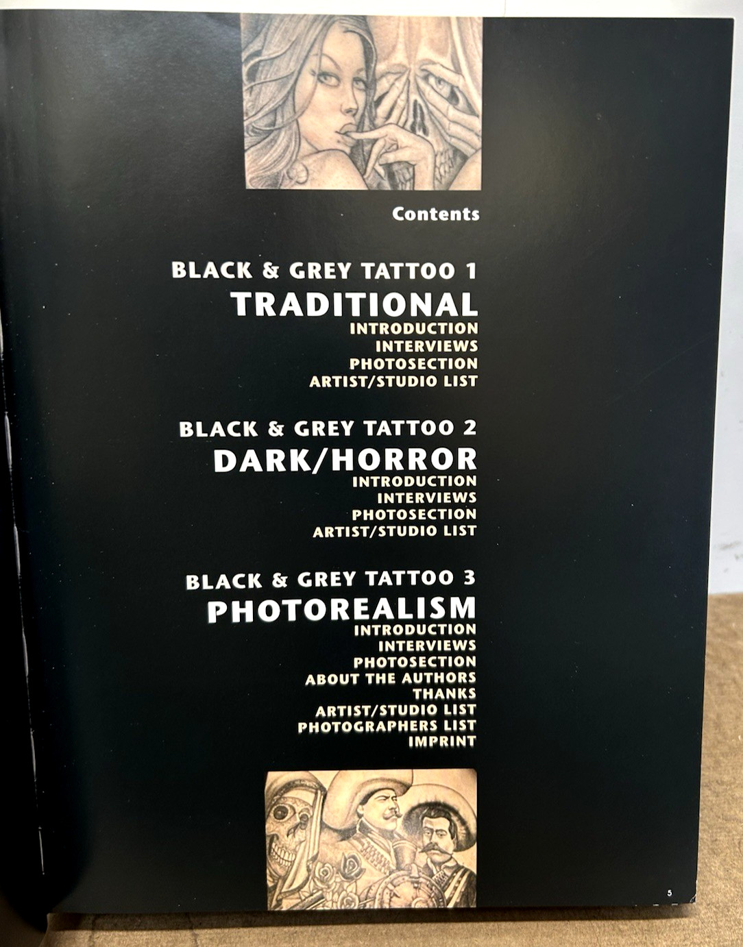 Black & Grey Tattoo Volume 1: Traditional Black & Grey – Edition Reuss – RARE