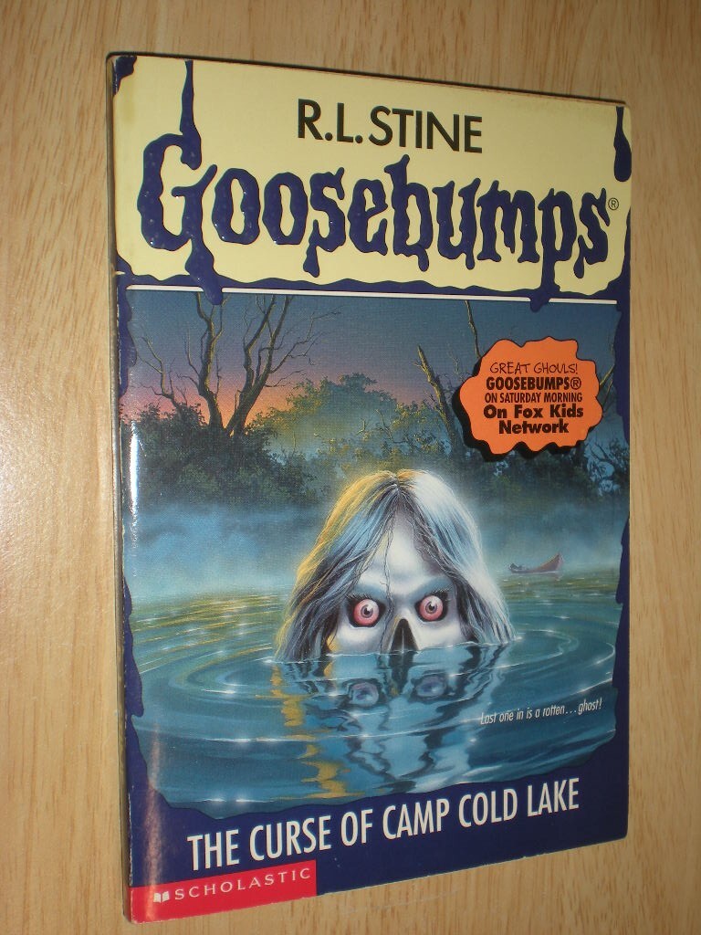 Goosebumps #56 The Curse of Camp Cold Lake R.L. Stine 1st printing vtg 1997