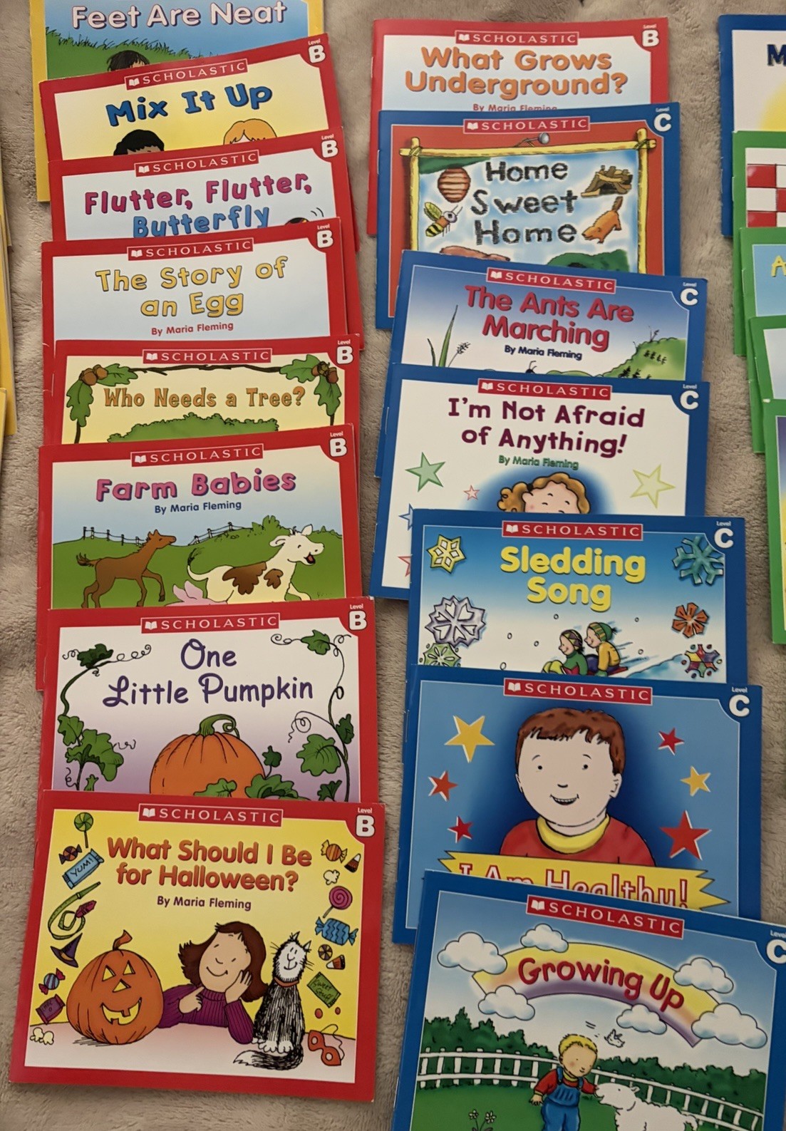 Little Leveled Readers by Scholastic Learn to Read Kids Books Lot 61 A-D