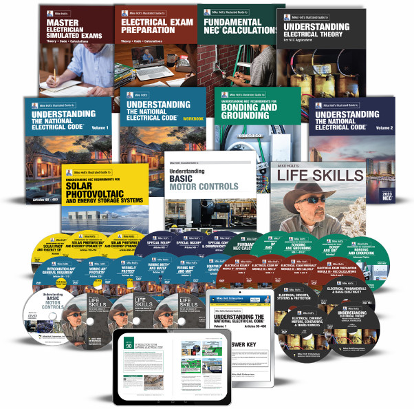 Mike Holt’s Master Supreme Electrical Exam Prep Training DVD Library, 2023 NEC