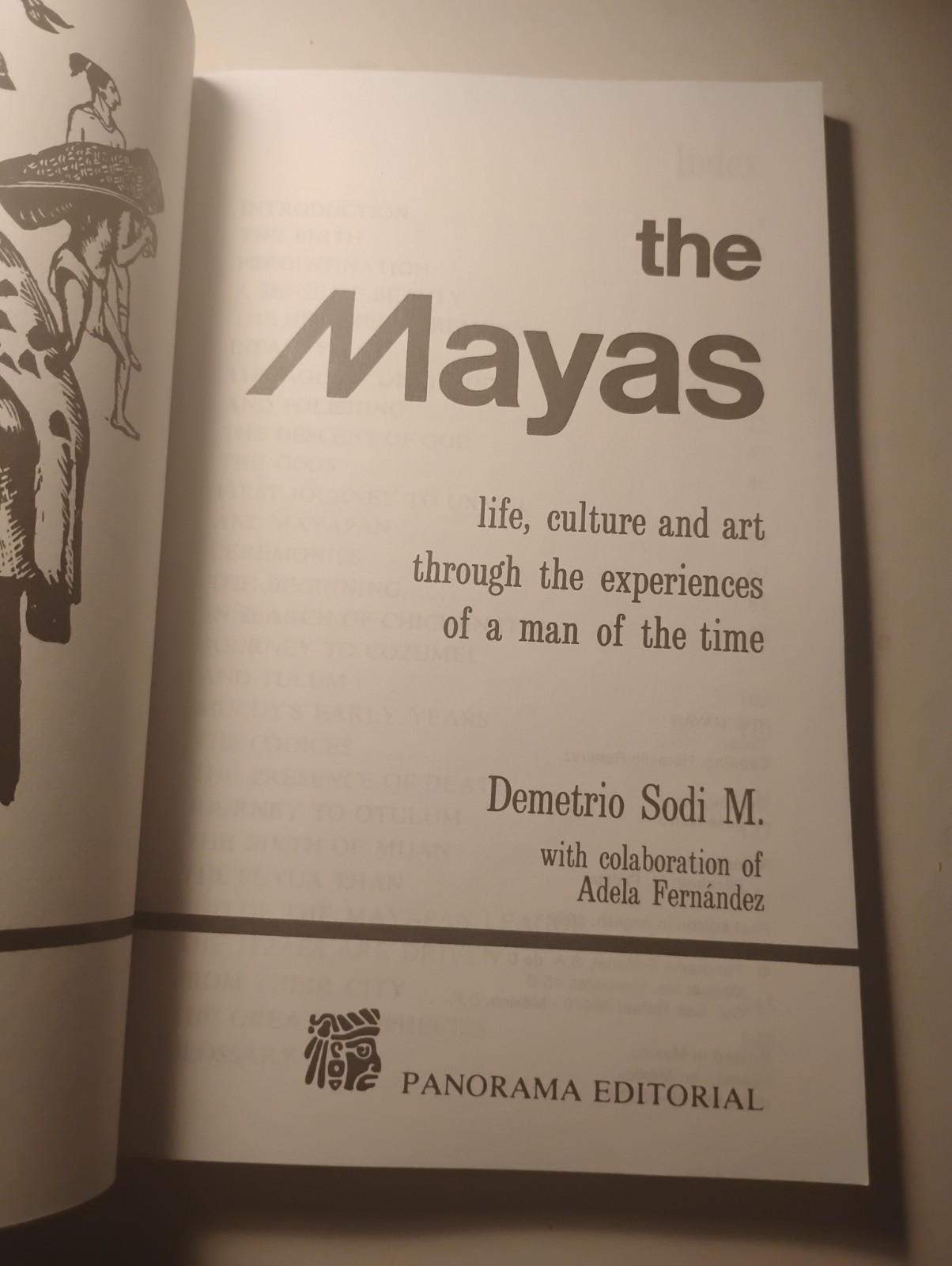 The Mayas Demetrio Sodi M. Panorama Editorial 1995 PB Ancient Mexico History