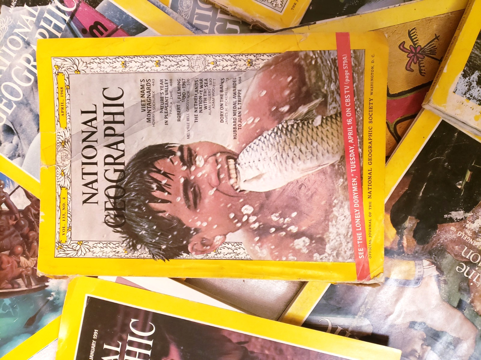 Lot 9 National Geographic Random Pick 1960s – 2010s No duplicate DAMAGED