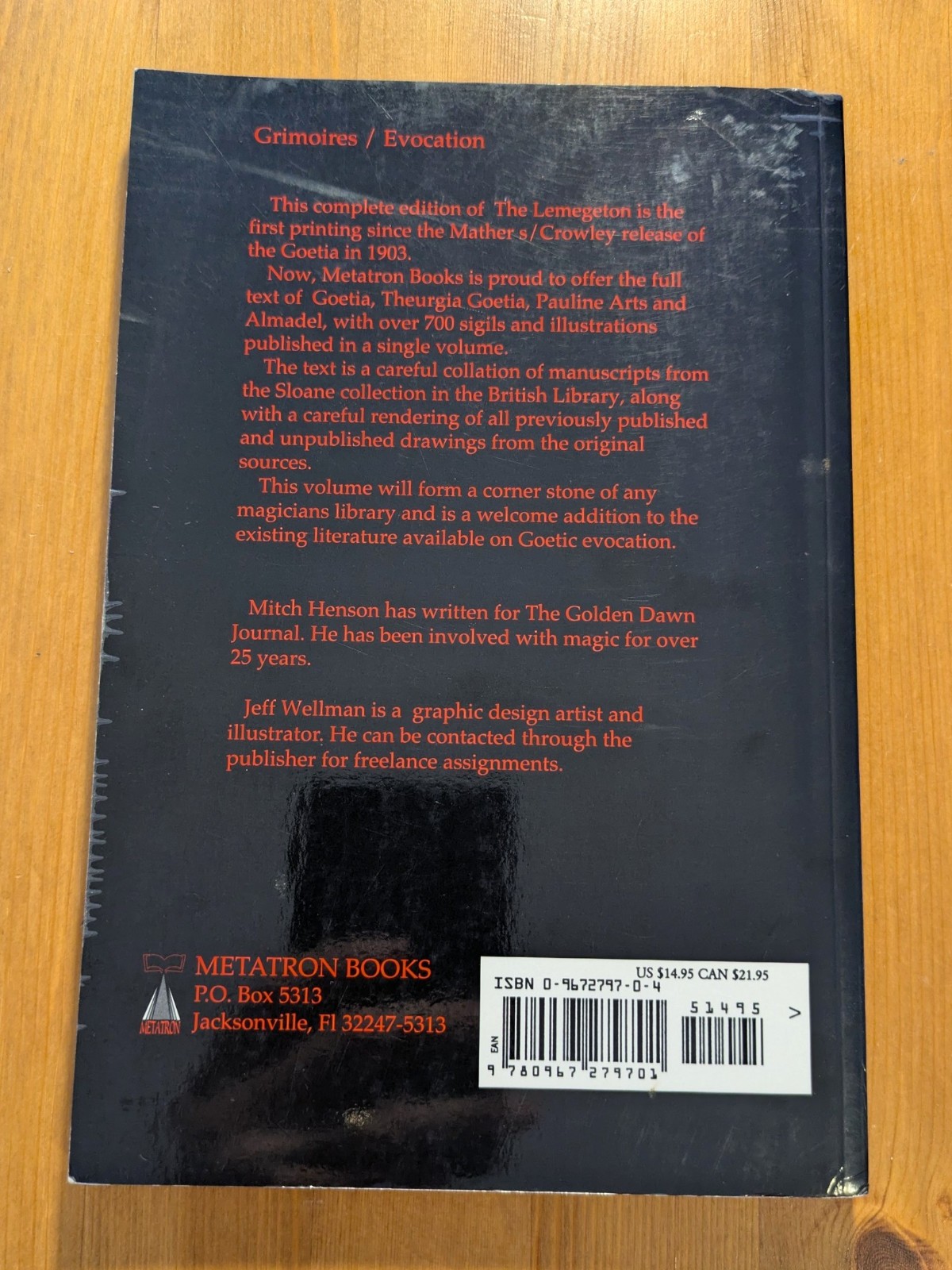 Lemegeton The Complete Lesser Key Of Solomon Mitch Henson 1999 First Edition