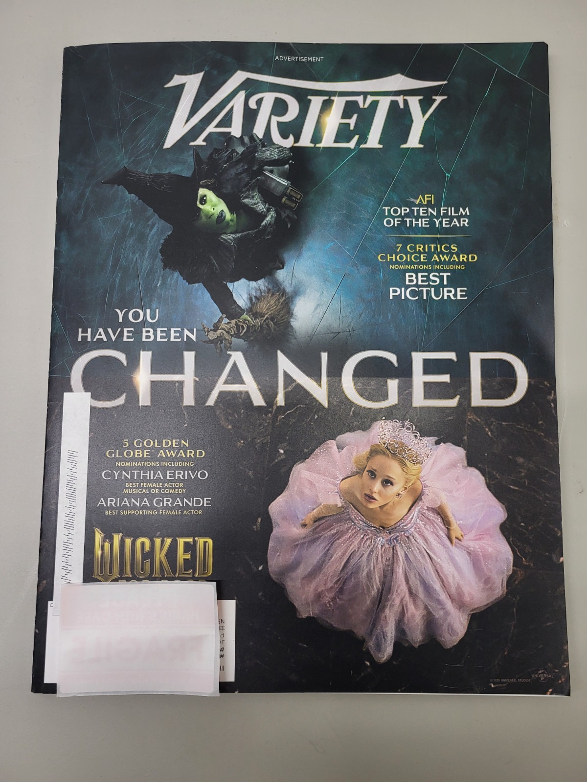 Variety Dec 31, 2025 | Wicked | George Clooney