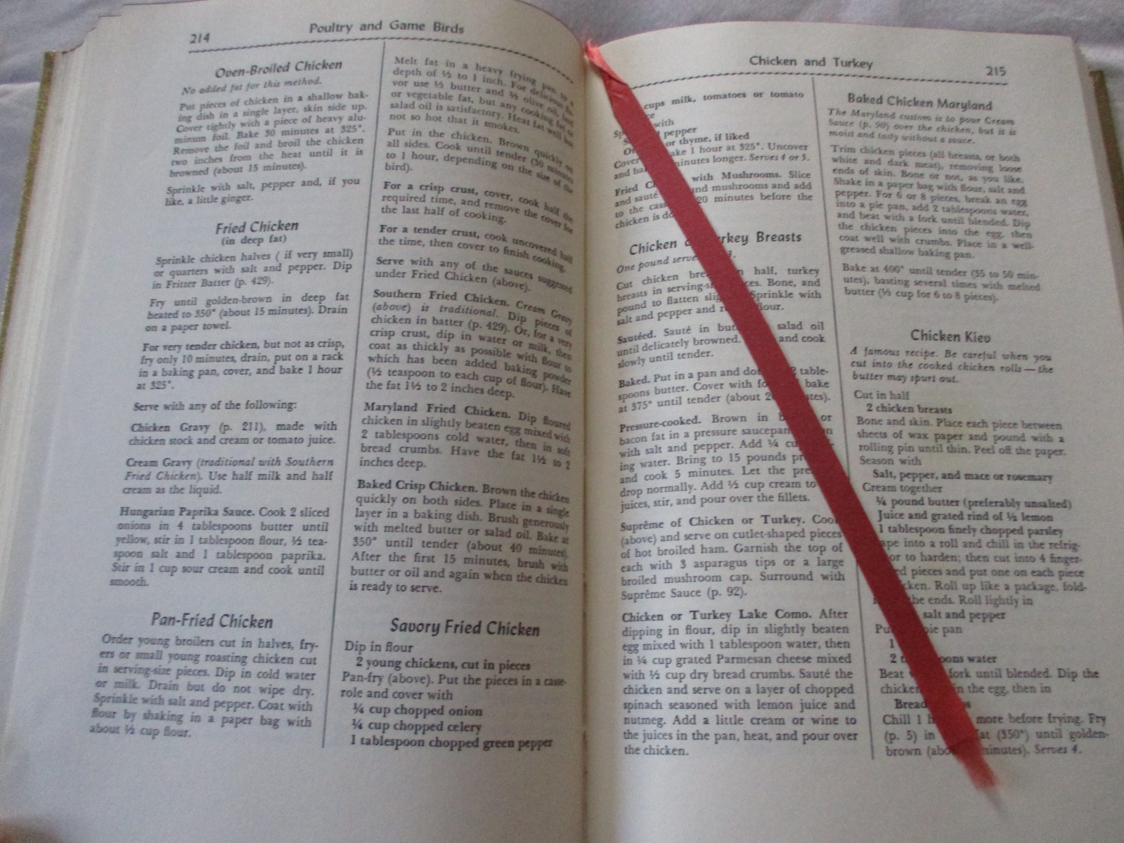 THE FANNIE FARMER COOKBOOK Revised 11th Edition 10th Print 1965 Gold Hardcover