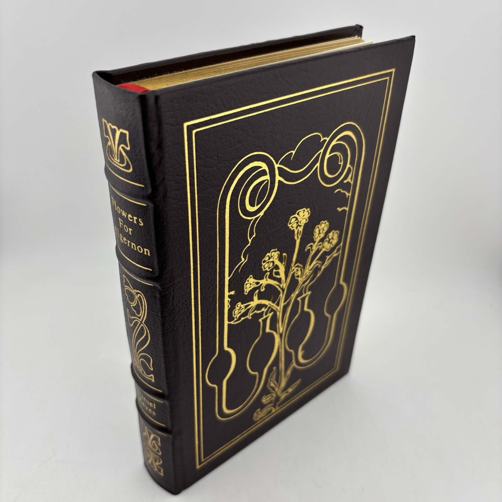 FLOWERS FOR ALGERNON Daniel Keyes EASTON PRESS Leather Hardcover 1995 VG+