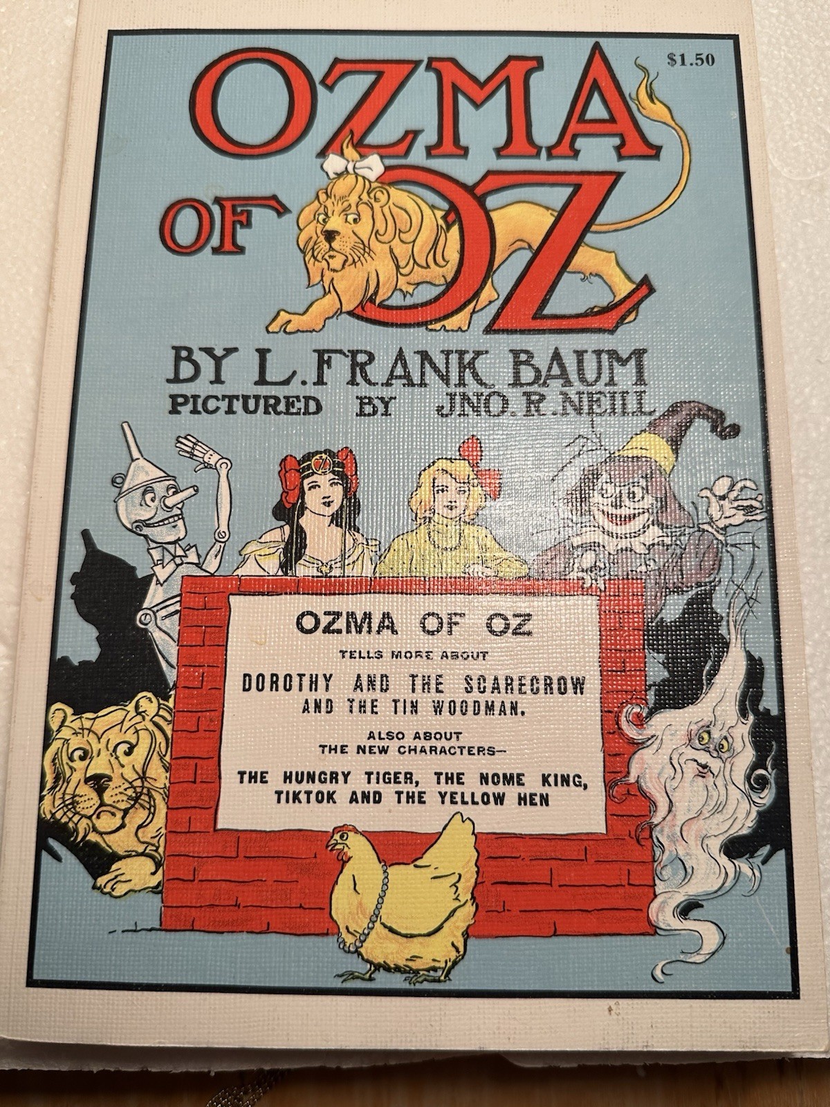 Set of 6 Vintage Oz Books White Edition Softcover 1956