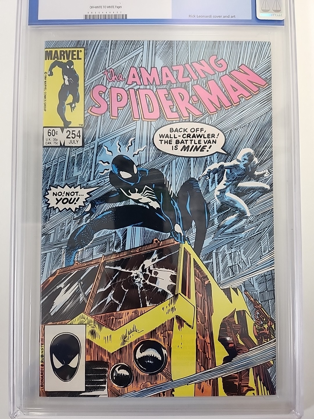 Amazing Spider-Man #254 7/1984 CGC 9.6 OFF-White to White Pages Jack O’Lantern