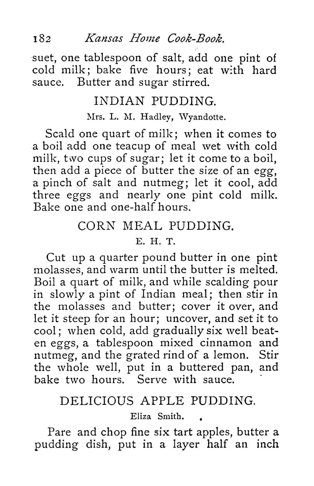 1874 The Kansas Home Vintage Cook Book 288 Pages