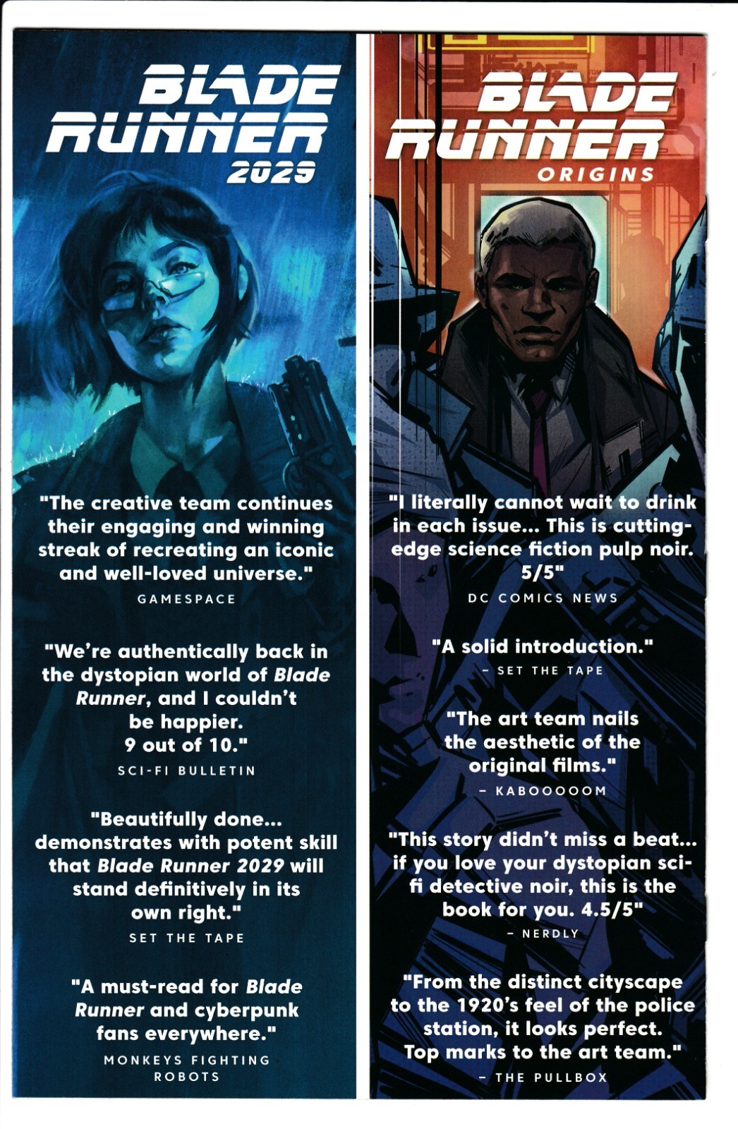 BLADE RUNNER 2029/0RIGINS #0 FCBD ISSUE, NM+ (9.6), Titan Comics (2021)