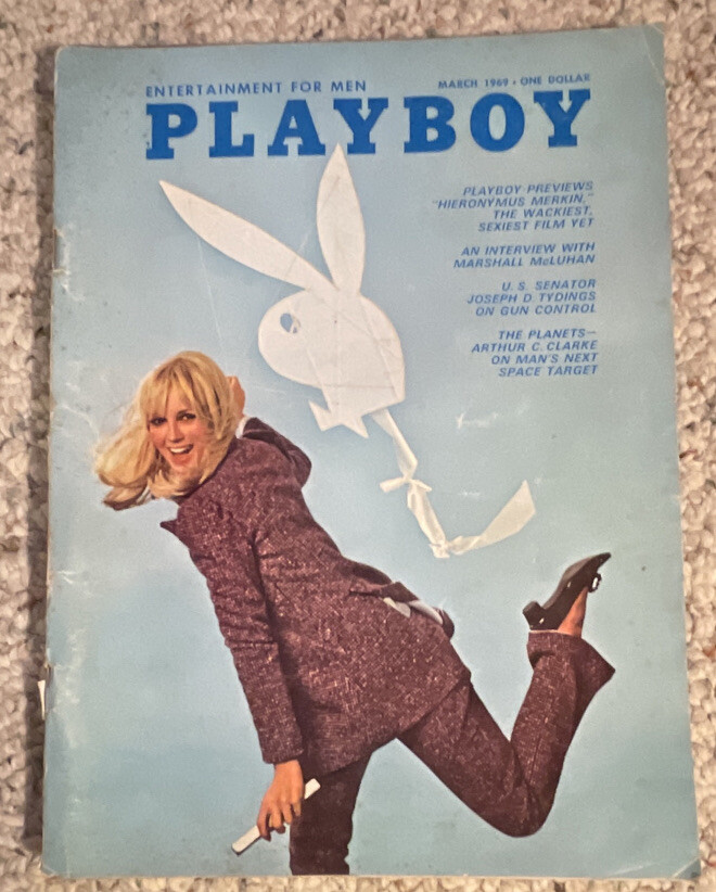 Original March 1969 Issue of Playboy Magazine – Kathy MacDonald Marshall McLuhan