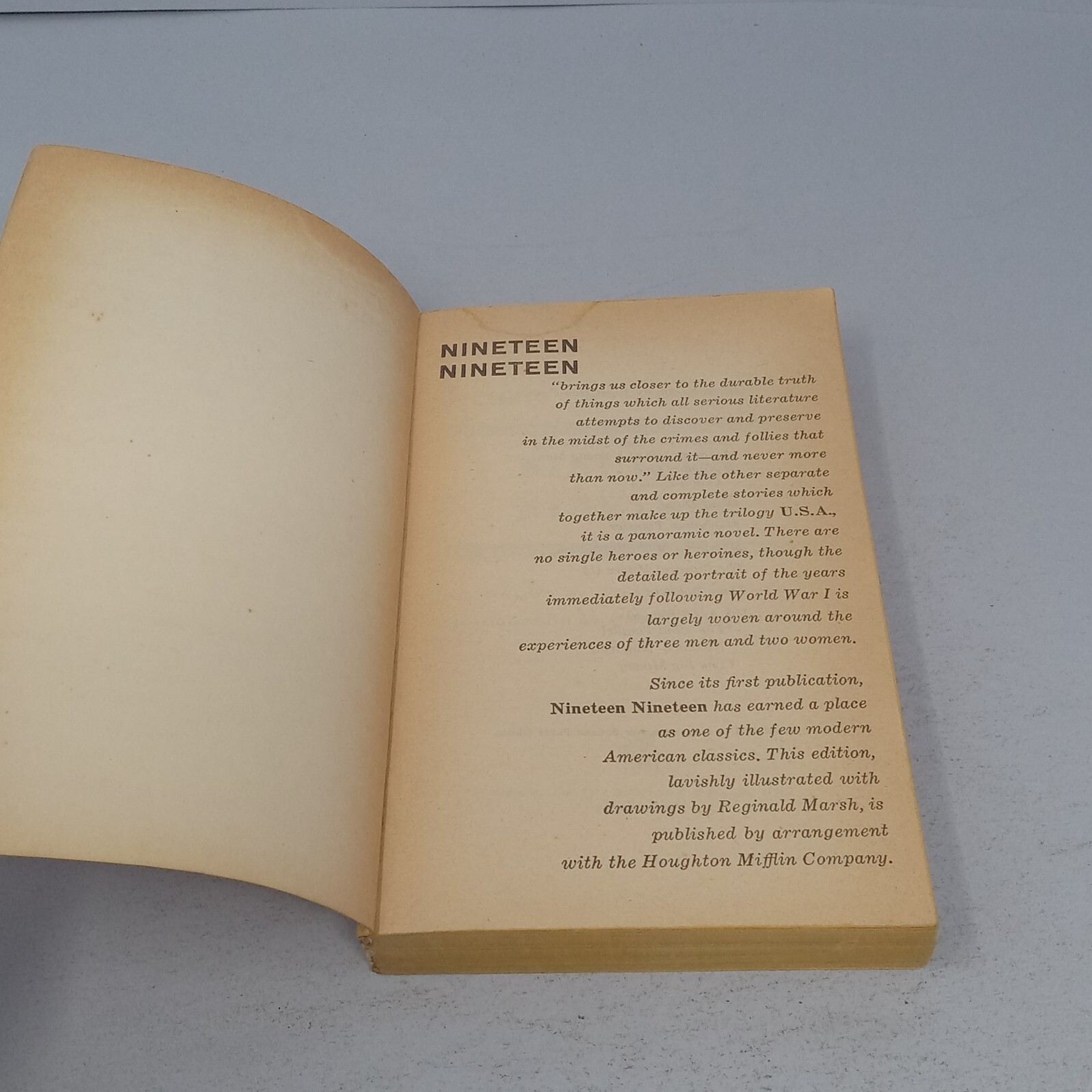 1919: Washington Square Press 1961 Paperback by John Dos Passos