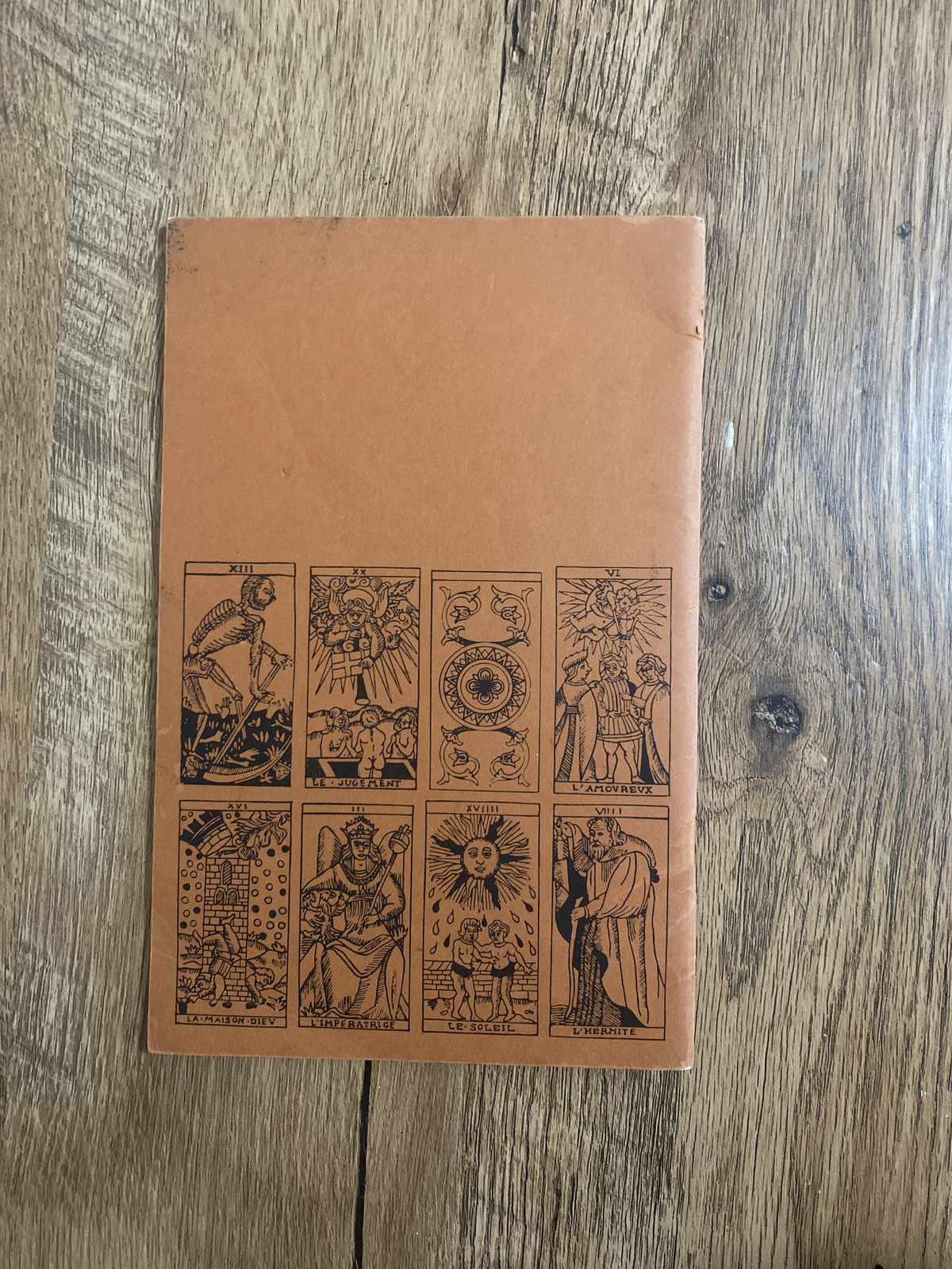 The Tarot Its Occult Significance S. L. MacGregor-Mathers Orange Pamphlet Book