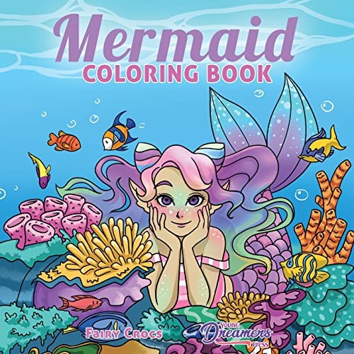 Mermaid Coloring Book: For Kids Ages 4-8, 9-12 (Coloring Boo – VERY GOOD