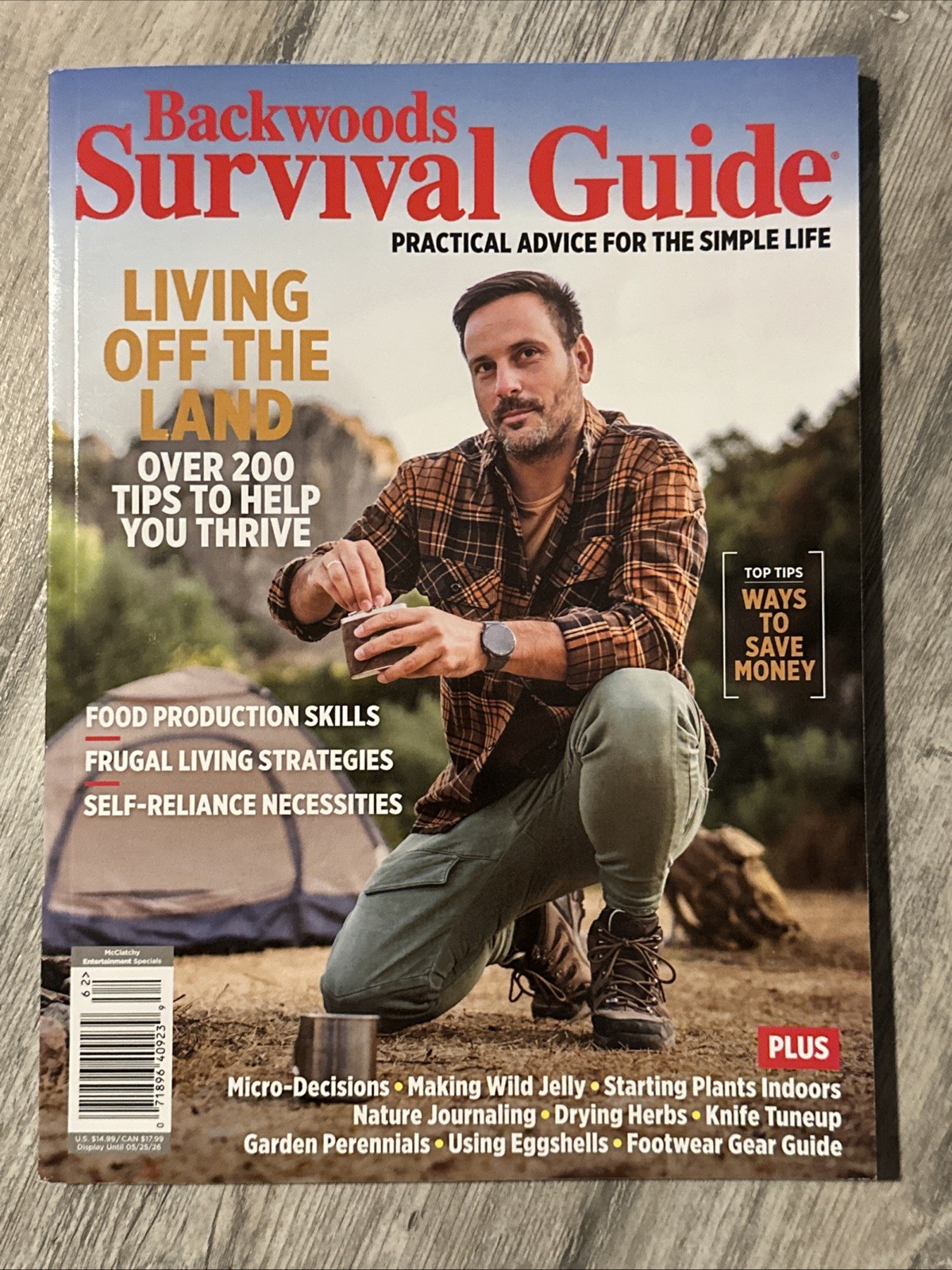 BACKWOODS SURVIVAL GUIDE MAGAZINE Living Off the Land Issue 2026