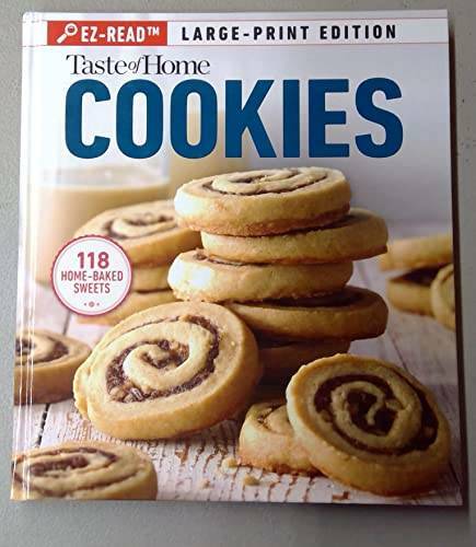Taste of Home Cookies 2021 Large-Print Edition – Hardcover – GOOD