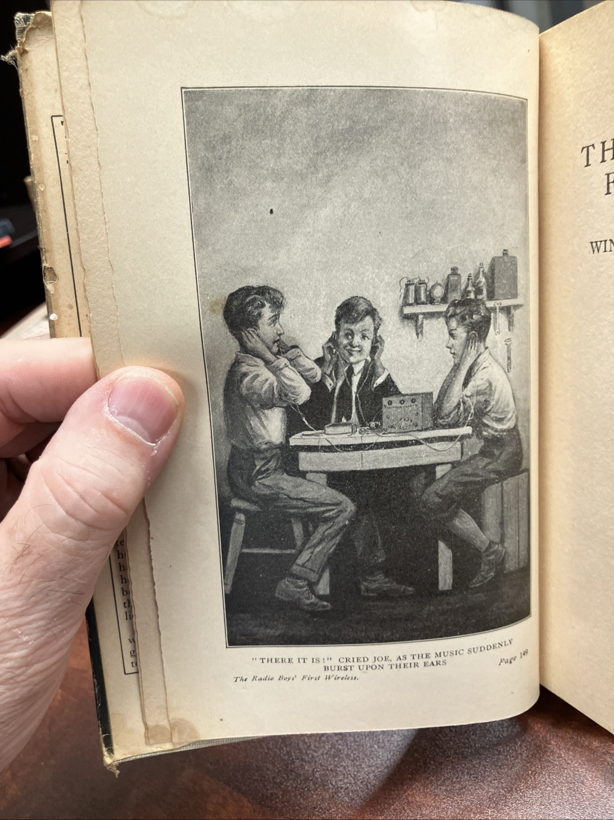 The Radio Boys First Wireless Allen Chapman April 1922 W/DJ